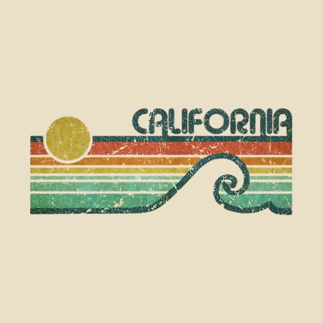 RETRO VINTAGE - CALIFORNIA VINTAGE SUNSET