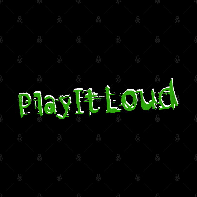 Nintendo "Play It Loud" Green Logo by RoboChop