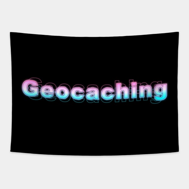 Geocaching Tapestry by Sanzida Design