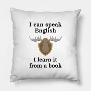 I Can Speak English Pillow