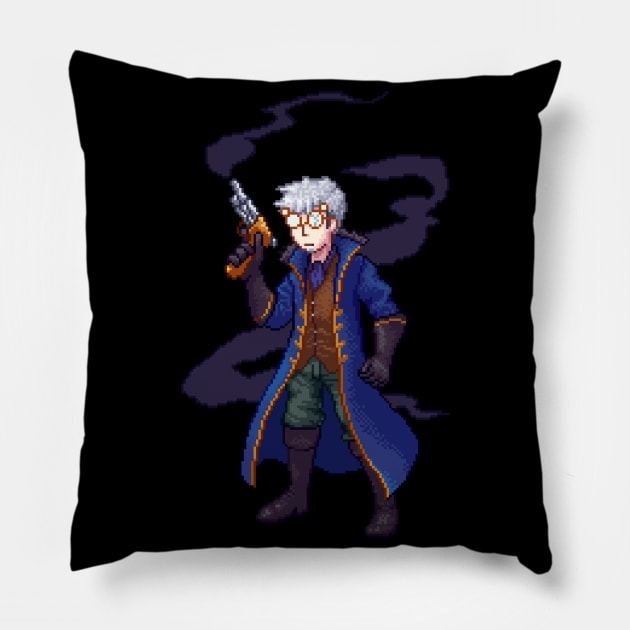 Gunslinger Pillow by ZioCorvid