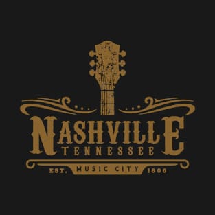 Nashville Rock & Roll Music City Music Gift T-Shirt