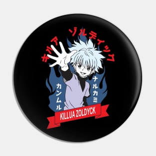 Killua anime boy Fanart Pin