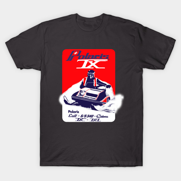 Polaris Tx Vintage Snowmobiles Polaris Snowmobile T Shirt