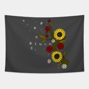 binch - Sunflower Roses & Daisies Tapestry