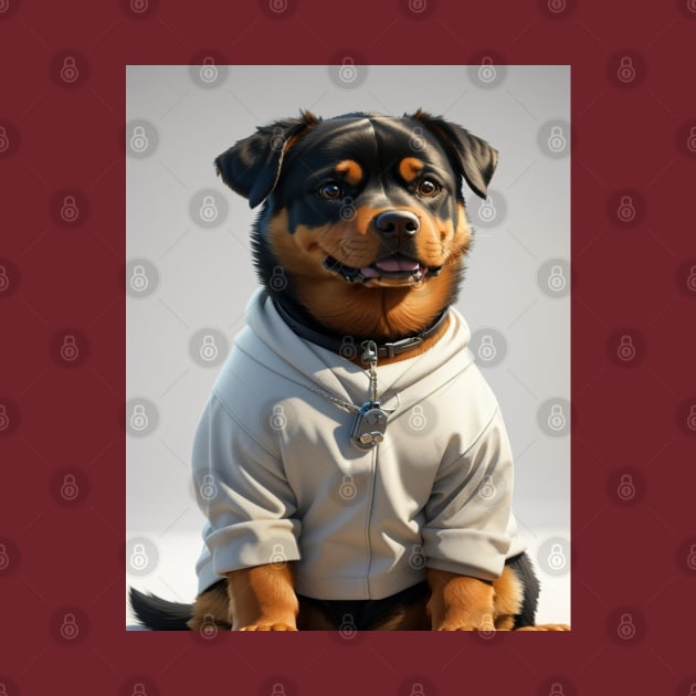 cute Rottweiler by MagicHub