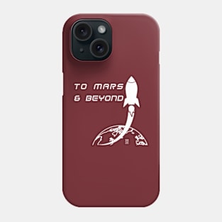 Mars Mission (white design) Phone Case