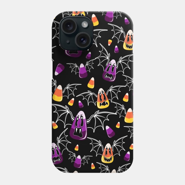 Candy corn madness Phone Case by Von Kowen