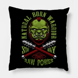 Raw Power Warrior Pillow