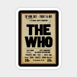 The Who Vintage Magnet