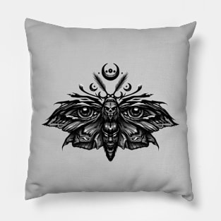 Dark forest moth Pillow