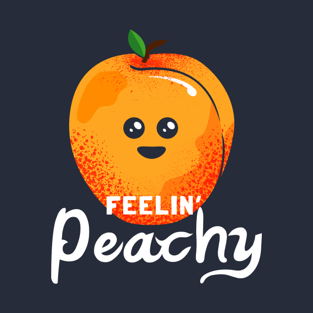 Feelin Peachy - Cute Peach Gift by propellerhead