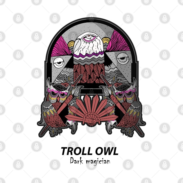 Dark Magician Troll Owl by Unestore