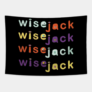 wisejack stacked furry Tapestry