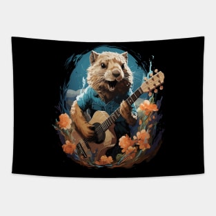 Prairie Dog Playing Guitar Tapestry