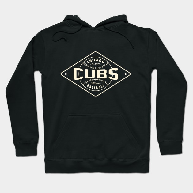 Vintage Chicago Cubs Shirt Baseball Est 1870 T-Shirt Hoodie