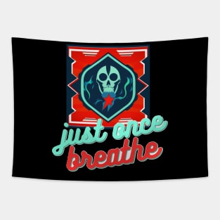 skeleton  breathe design Tapestry