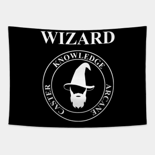 Wizard Fantasy RPG Class Hat and Beard Tapestry