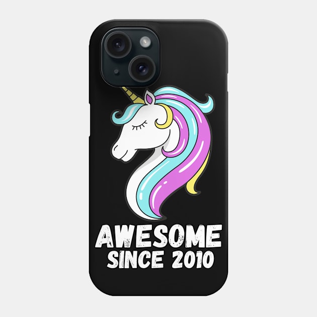 Awesome Since 2010, Unicorn 2010 Phone Case by ahmad211