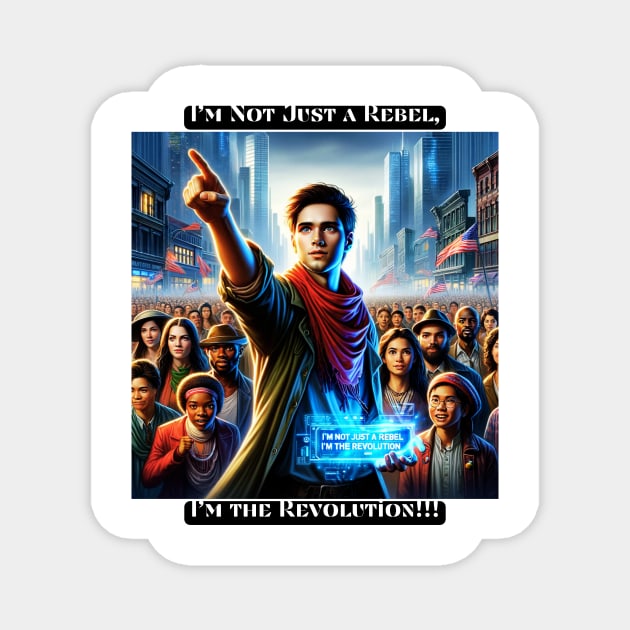 I'm Not Just a Rebel, I'm the Revolution Magnet by St01k@