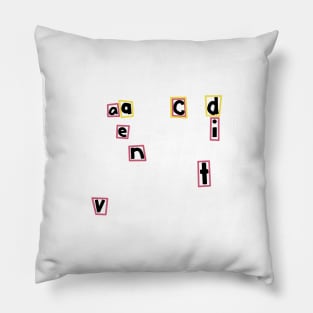 Vaccinated Typography Pillow