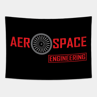 aerospace engineering with turbine image Tapestry