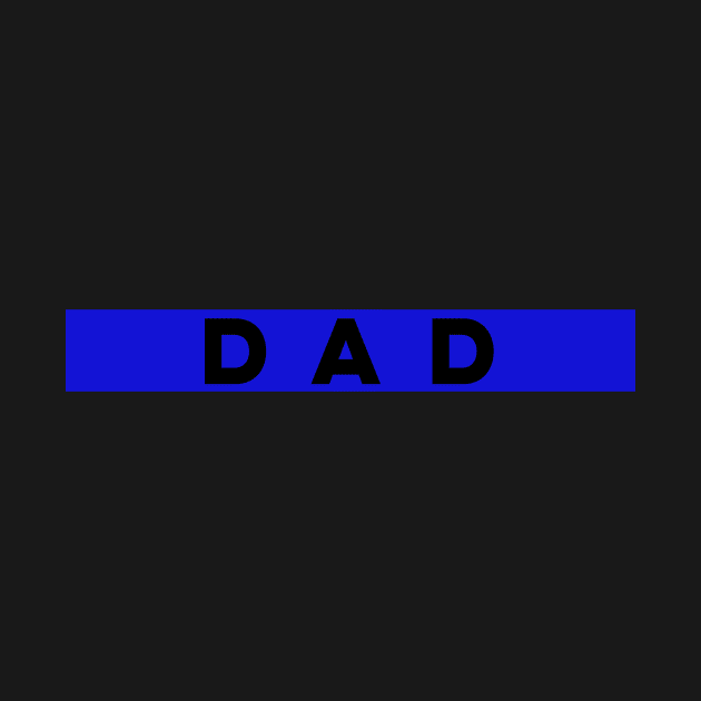 Thin Blue Line Dad by Ten20Designs