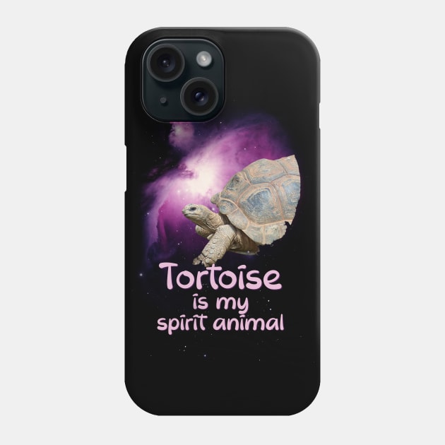 Tortoise is my Spirit Animal, Tortoise Lover Gift Phone Case by Fusti