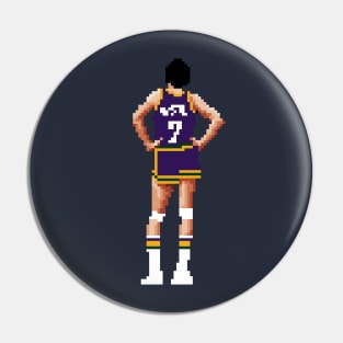 Pete Maravich Pixel Pin