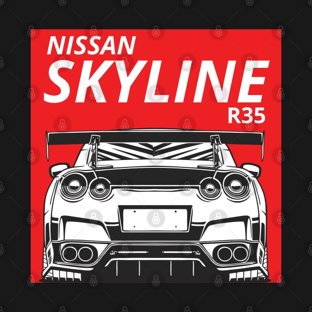 nissan skyline r35 by artoriaa