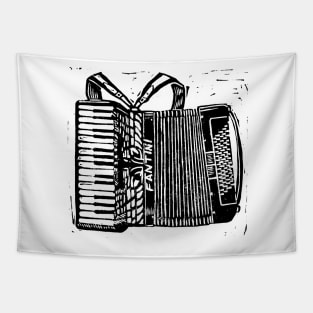 Piano Accordion Tapestry