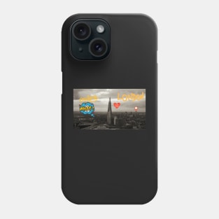 London cityscape and skyscrapers for free Phone Case