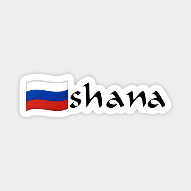 Russia-shana Magnet by dikleyt