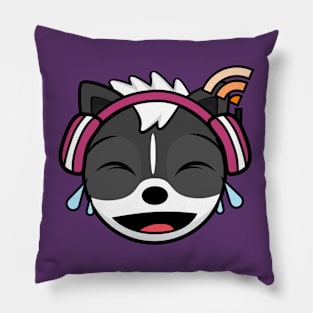 Laughing Melody Skunk Pillow