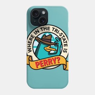 Where in the Tri-State is Perry? (Teal) Phone Case