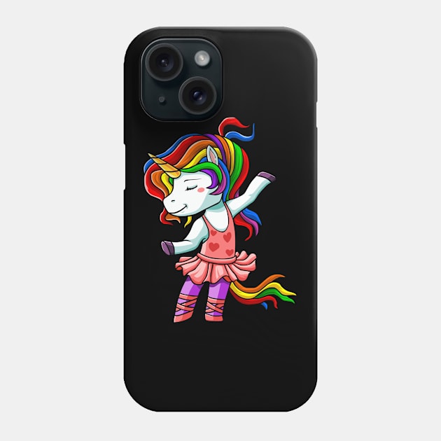 Ballerina Unicorn SHIRT ballet dancing girl dance Phone Case by ELFEINHALB