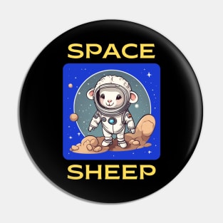 Space Sheep | Sheep Pun Pin