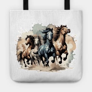 Horses And Desert Tote