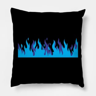 Azure Blue Flame Pillow