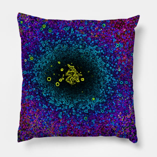 Black Panther Art - Glowing Edges 325 Pillow by The Black Panther