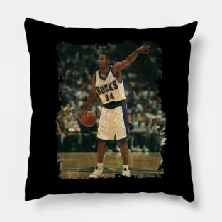Sugar Ray Allen, During His Time in Milwaukee Pillow