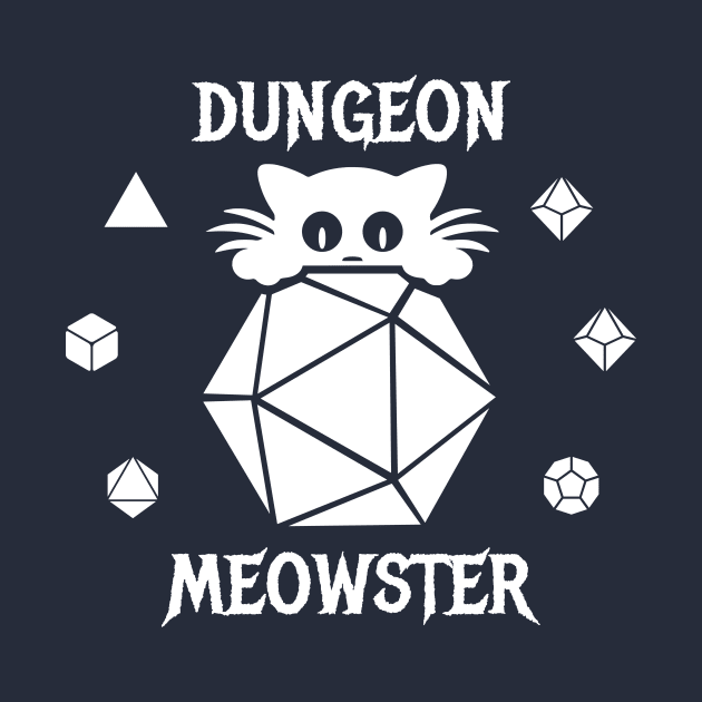 Dungeon Meowster (Dark Background) by Two Cat Club