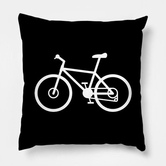 Trail Mountain Road Bike Pillow by hobrath
