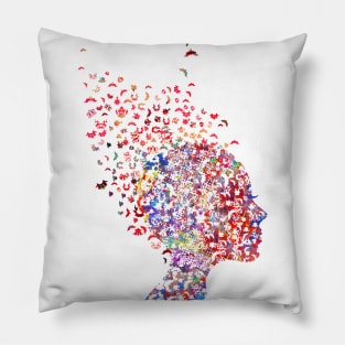 Mind and psychology Pillow