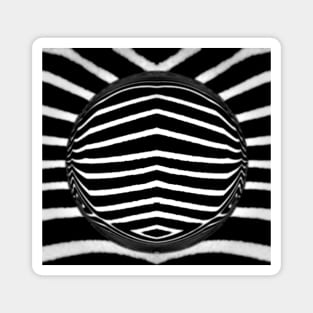 Animal Print Zebra Stripes Magnet