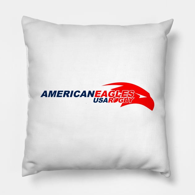 American Eagles Pillow by OrangeCup