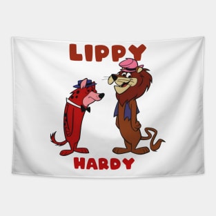 Lippy the lion and Hardy Har Har Tapestry