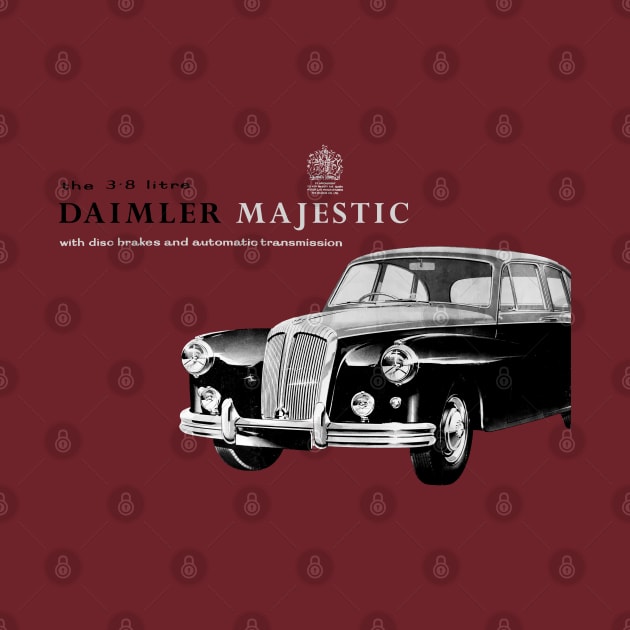 1950s LUXURY DAIMLER - advert by Throwback Motors