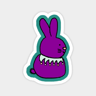 Purple Bunny Rabbit for Easter Magnet