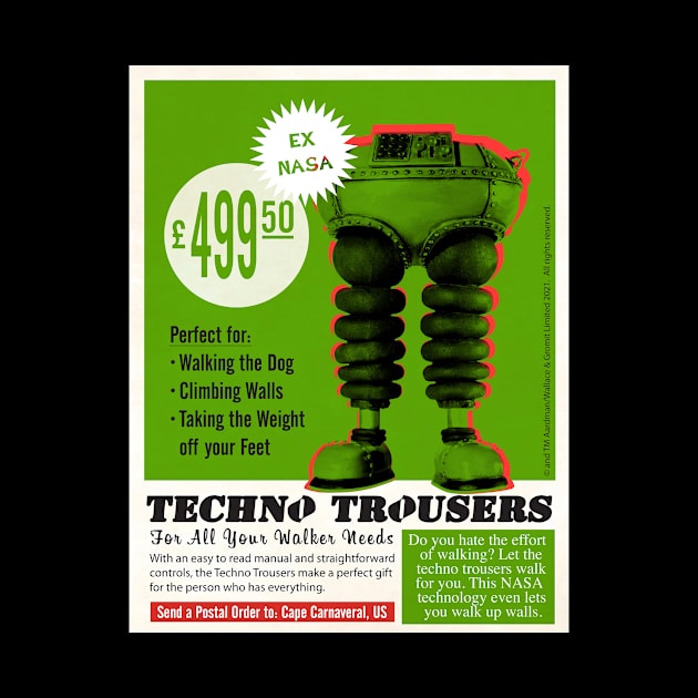 Wallace and Gromit – Techno Trousers by GWCVFG